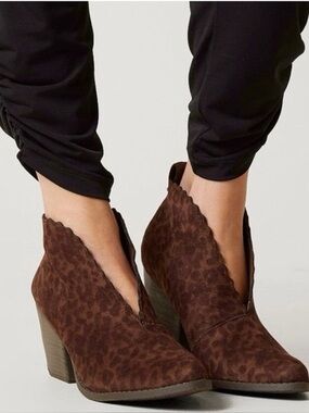 Coconuts by Matisse Leopard Print Ankle Booties
